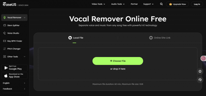 easeus vocal remover